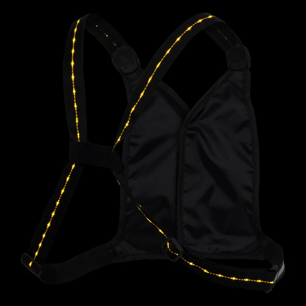 Colete de corrida "Laser Light Web" com iluminação LED reflectora Nathan 4 Nathan Colete de corrida com iluminação LED reflectora Laser Light Web 57602