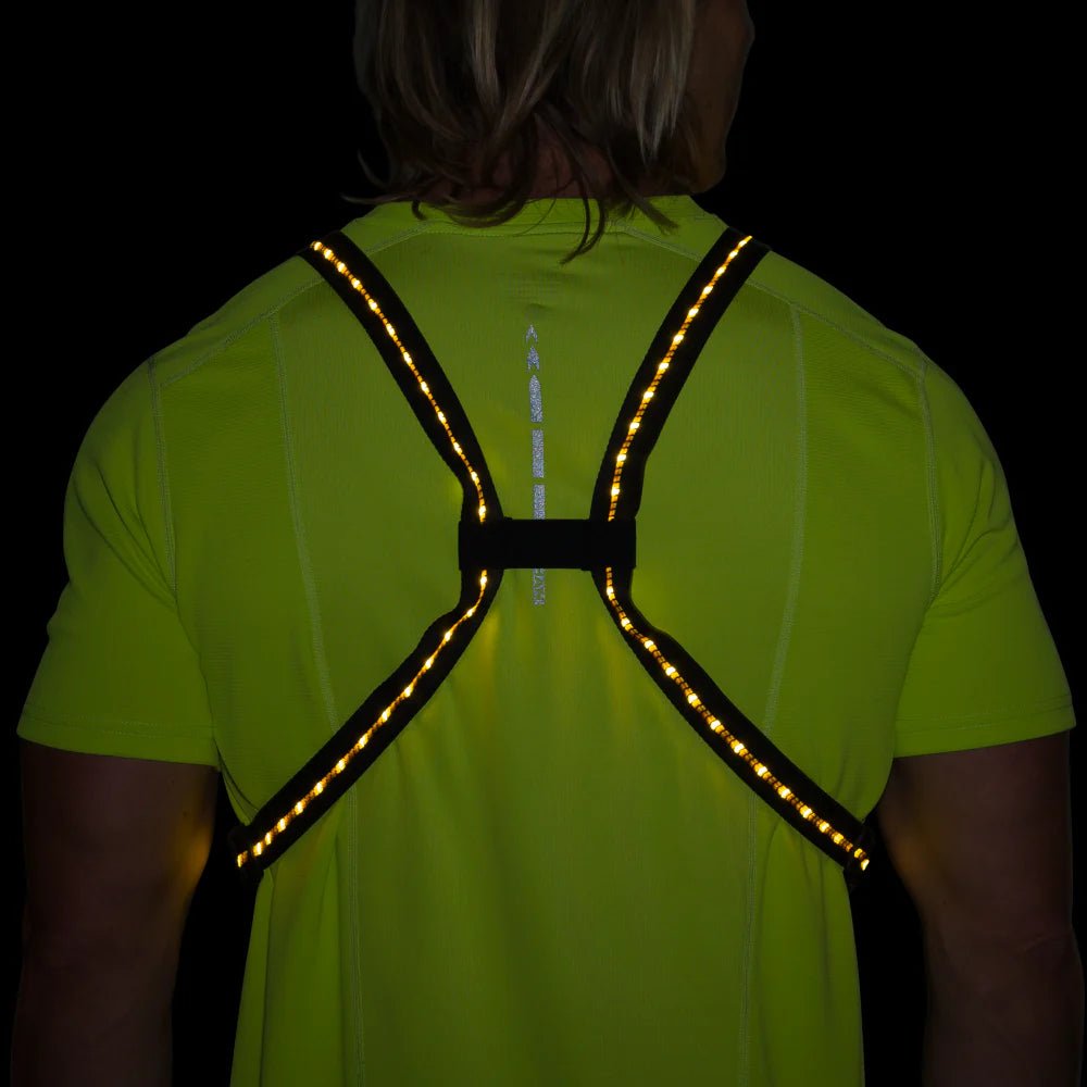 Colete de corrida "Laser Light Web" com iluminação LED reflectora Nathan 6 Nathan Colete de corrida com LED refletor Luz laser Web 79376