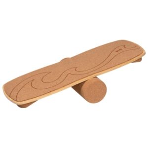 Goki Prancha de equilíbrio Waikiki Beach com rolo de cortiça 6232