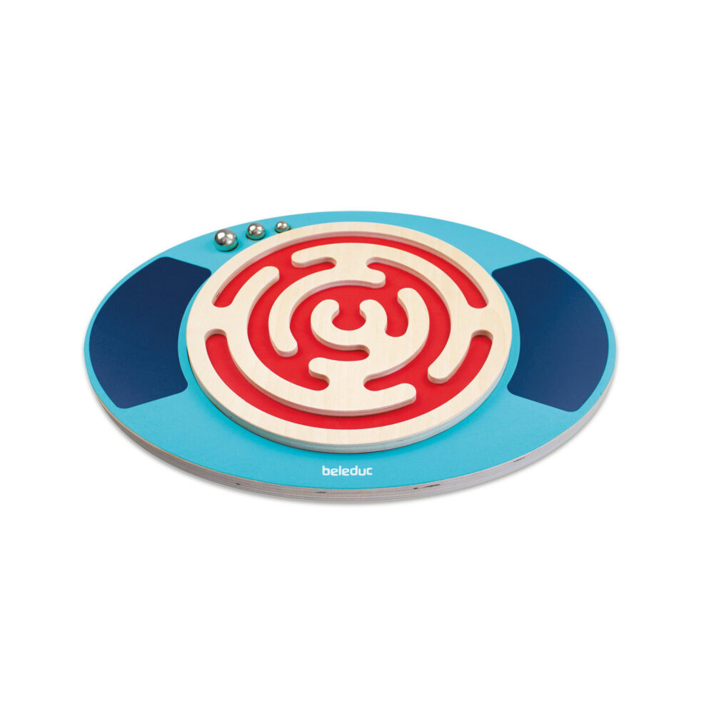 Montessoris – Planche D’équilibre Incurvée – Bleu Royal, Jaune Citron Ou Princesse – 53x25 Cm – Charge 25 Kg – Antidérapant – Pour Enfants Et Adultes