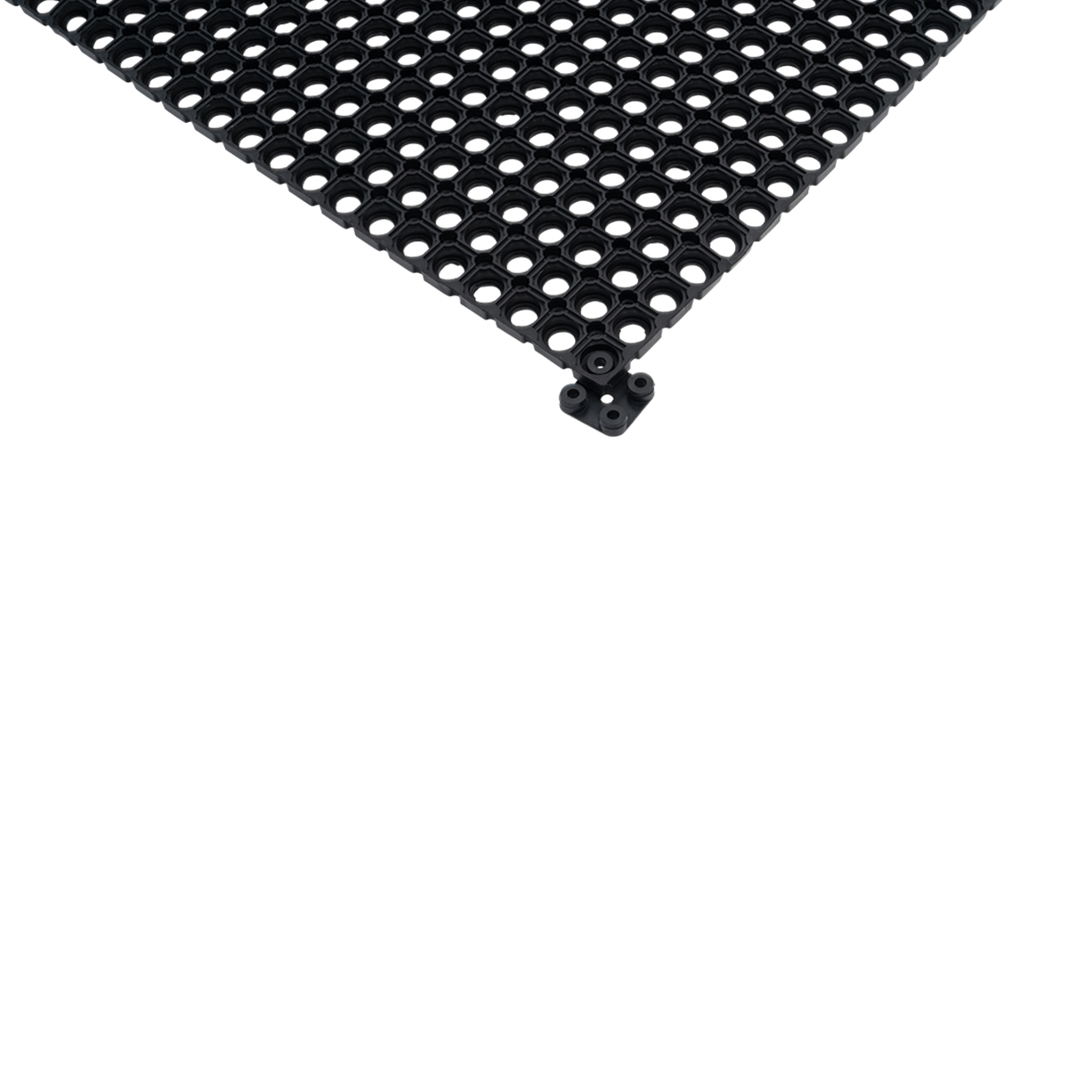 Verbindungsstück für Spaltenbodenmatten aus Gummi 80x80x1.5cm GladiatorFit 2 Verbindung mit Spaltenboden GladiatorFit-1