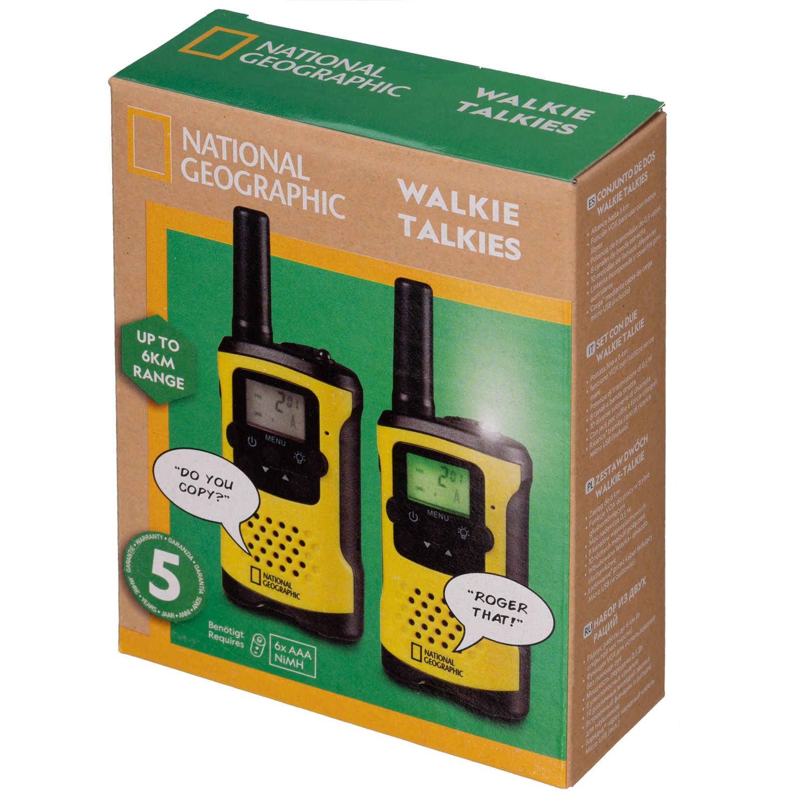 National Geographic Walkie Talkies Conjunto de 2 82907