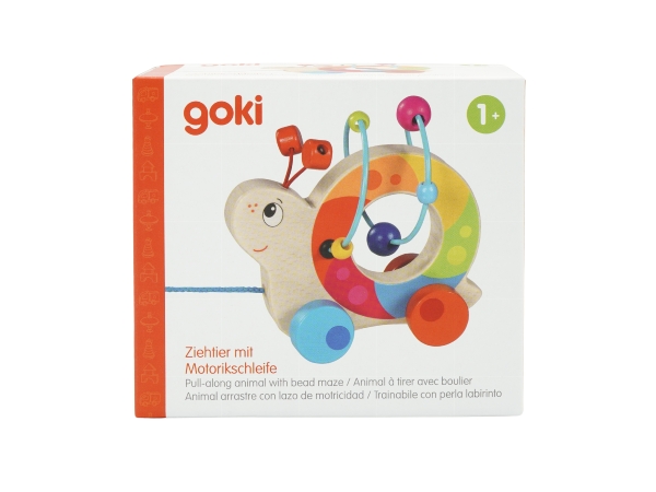 Boulier Escargot" trekauto Goki 3 Goki Slak telraam trekauto 49672