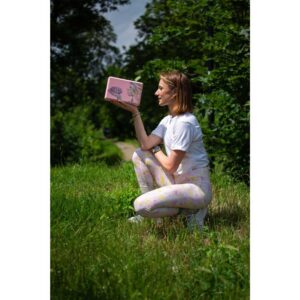 Lotusbloesem" yogasteen Yoggys 8 Yoggys Lotusbloesem yoga baksteen 54213