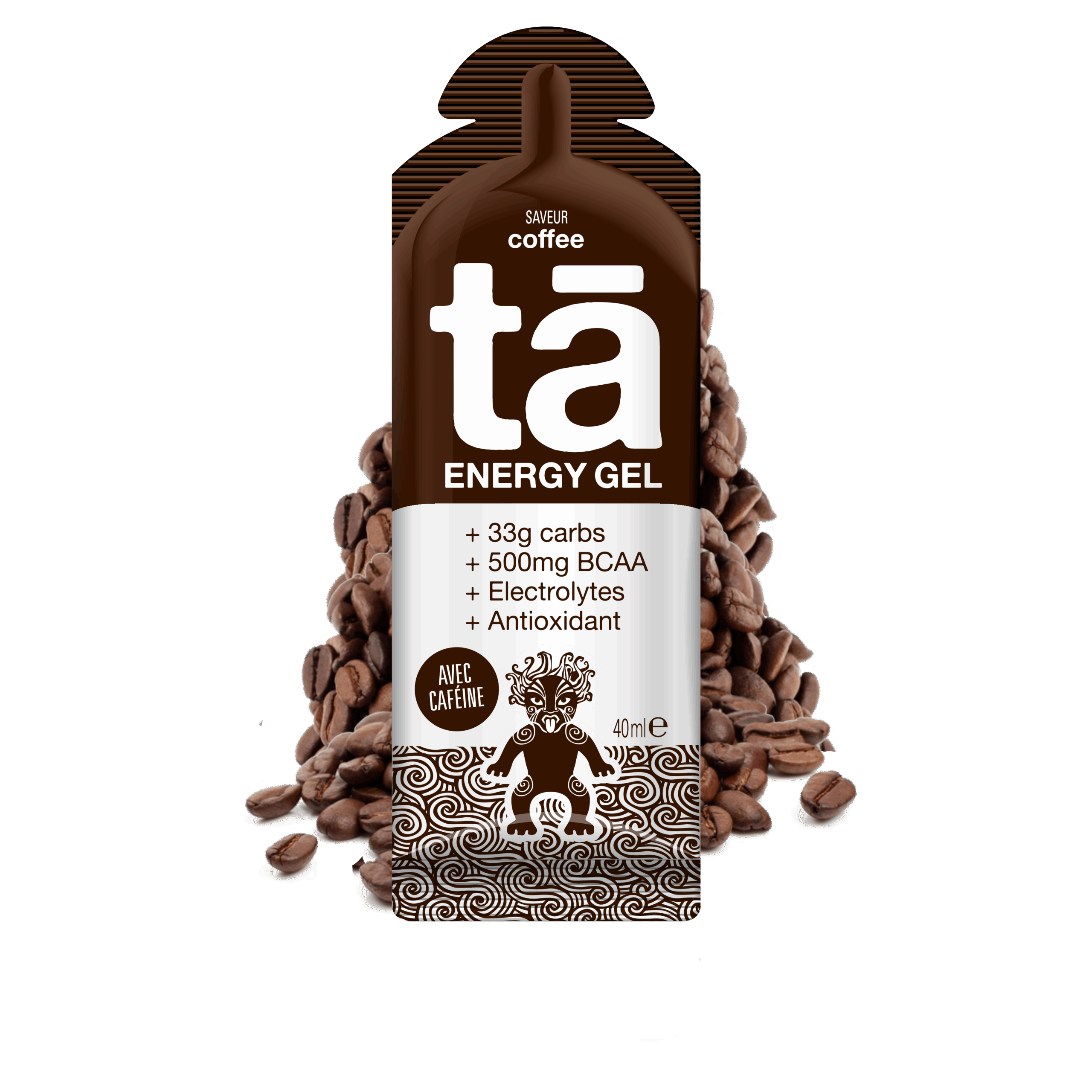 Ta Energy Géis energéticos com cafeína 40ml embalagem de 24 55474