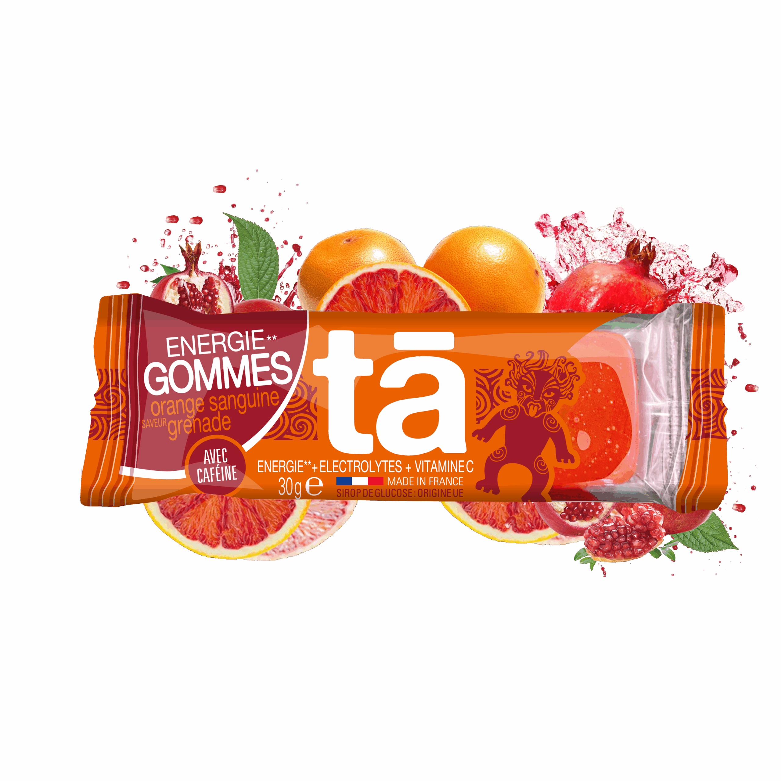 Energiereiche Kaugummis mit Koffein 30g Ta Energy 24er Pack 51976
