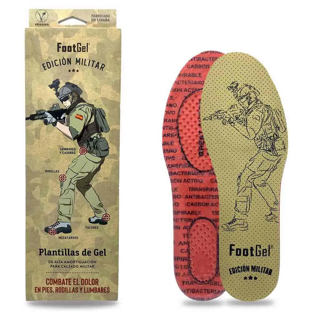 Suelas "militares FootGel 1 FootGel Plantillas militares 69110