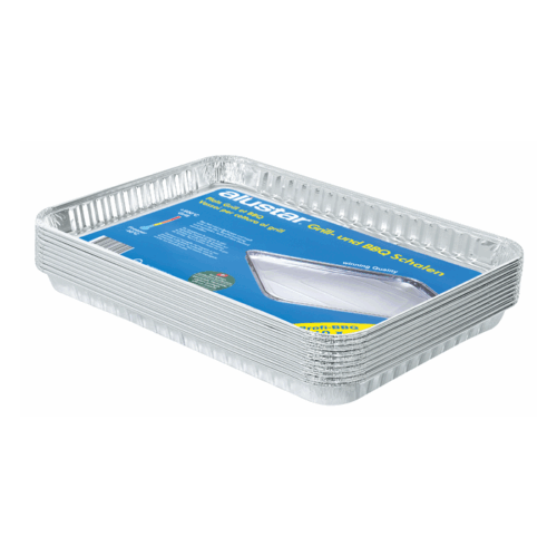 Aluminum barbecue tray Alustar lot of 10 37686