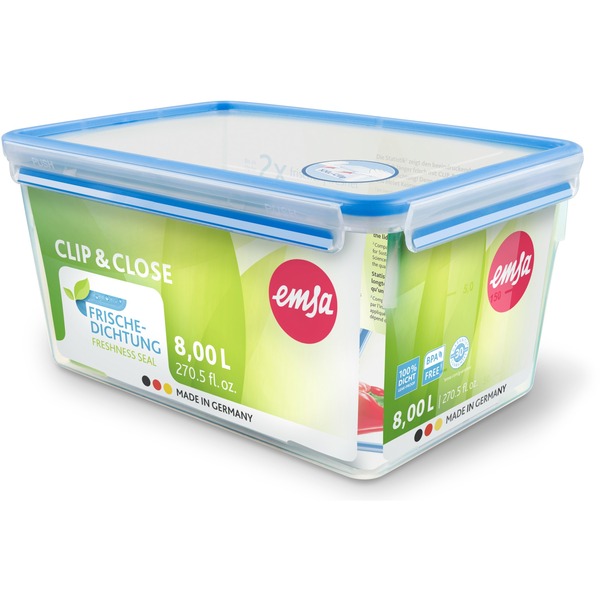Emsa "Clip & Close" lata hermética para alimentos 12 Lata hermeticamente fechada para alimentos Clip Close Emsa 76517