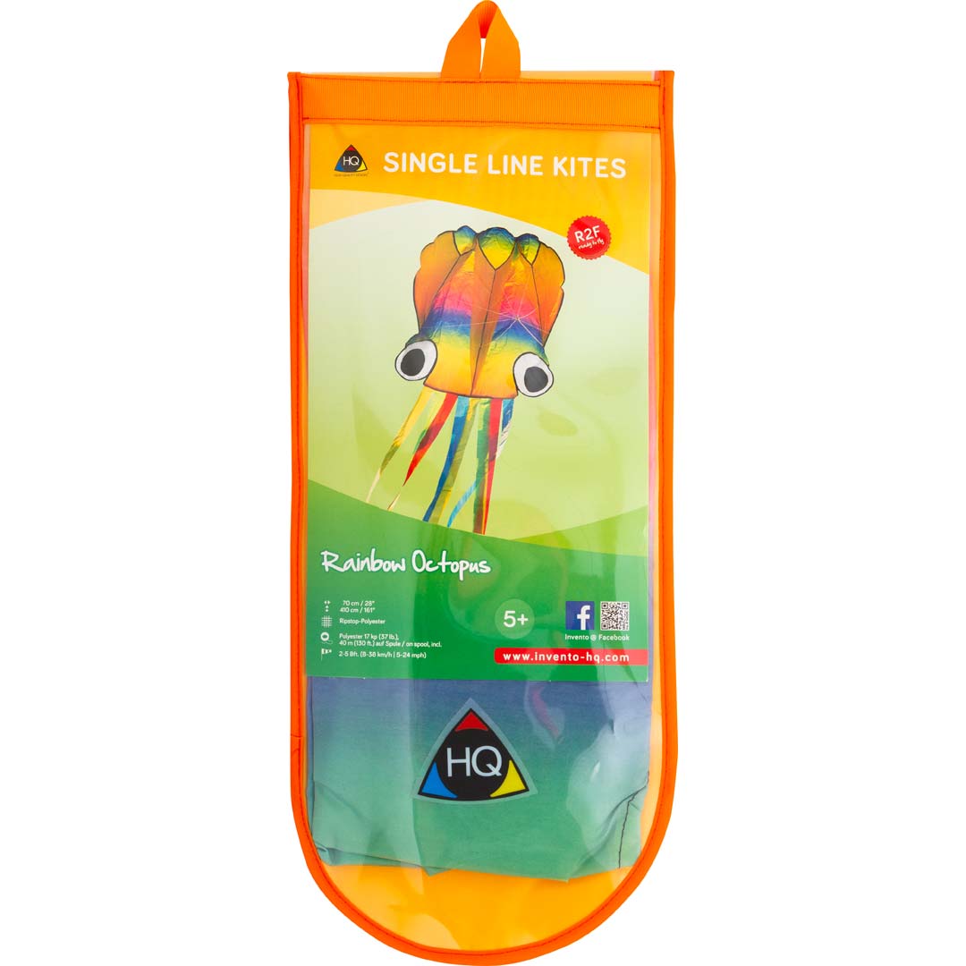 Rainbow Octopus kite HQ invento 45739