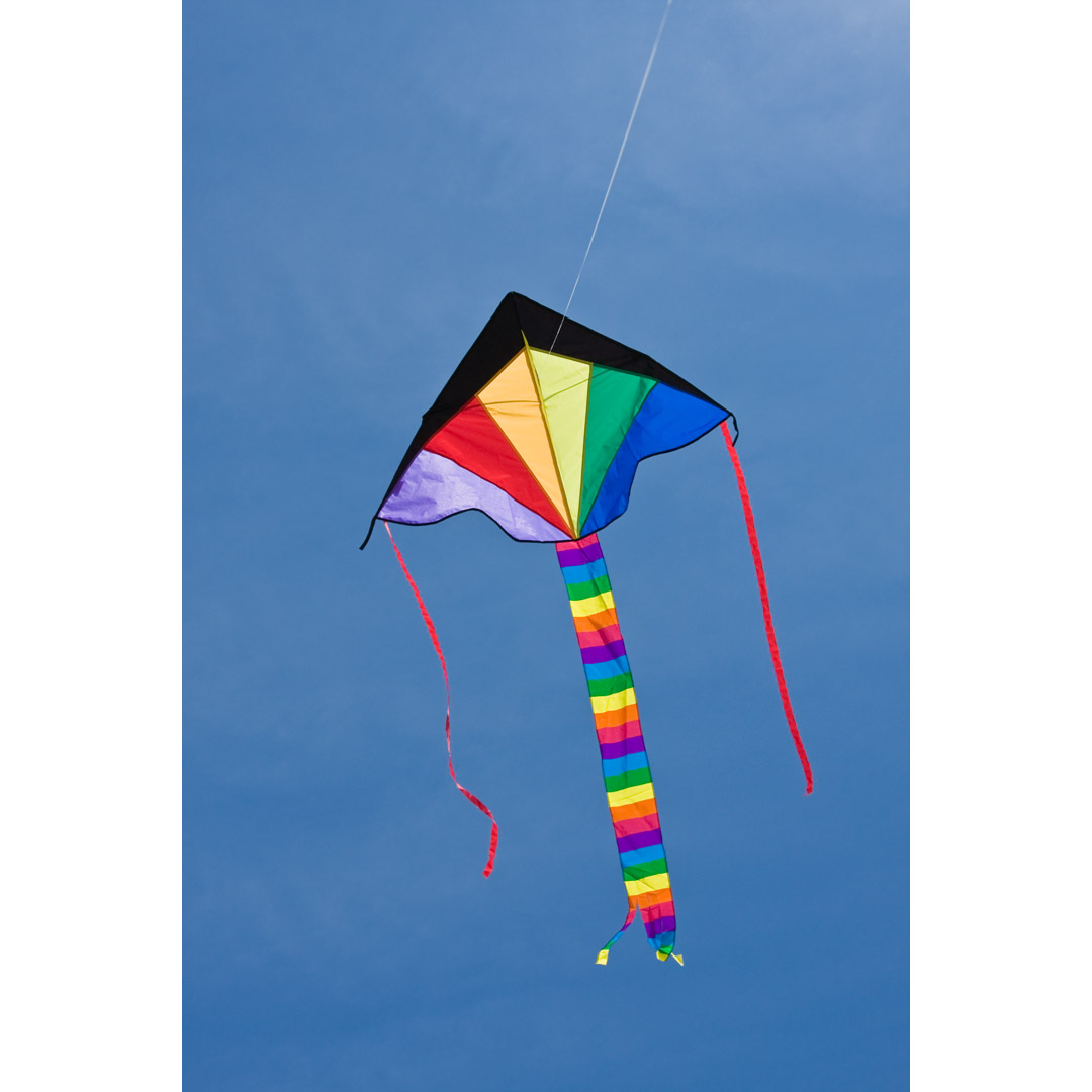 Papagaio simples Rainbow 120cm HQ invento 4 HQ invento Papagaio arco-íris simples 120cm 91179
