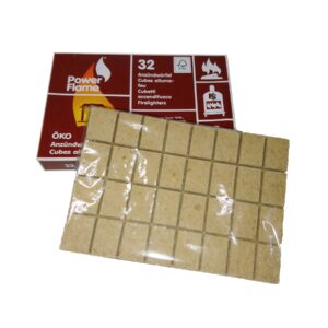 Rape-wood firelighting cubes Powerflame (batch of 32) 4 Rape wood firelighting cubes Powerflame lot of 32 96927