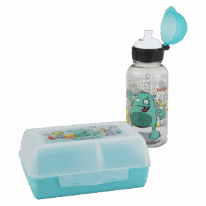 Garrafa de água e caixa de snacks "Kids Monstre Emsa 5 Emsa Garrafa e caixa de snacks Monstre para crianças 58969