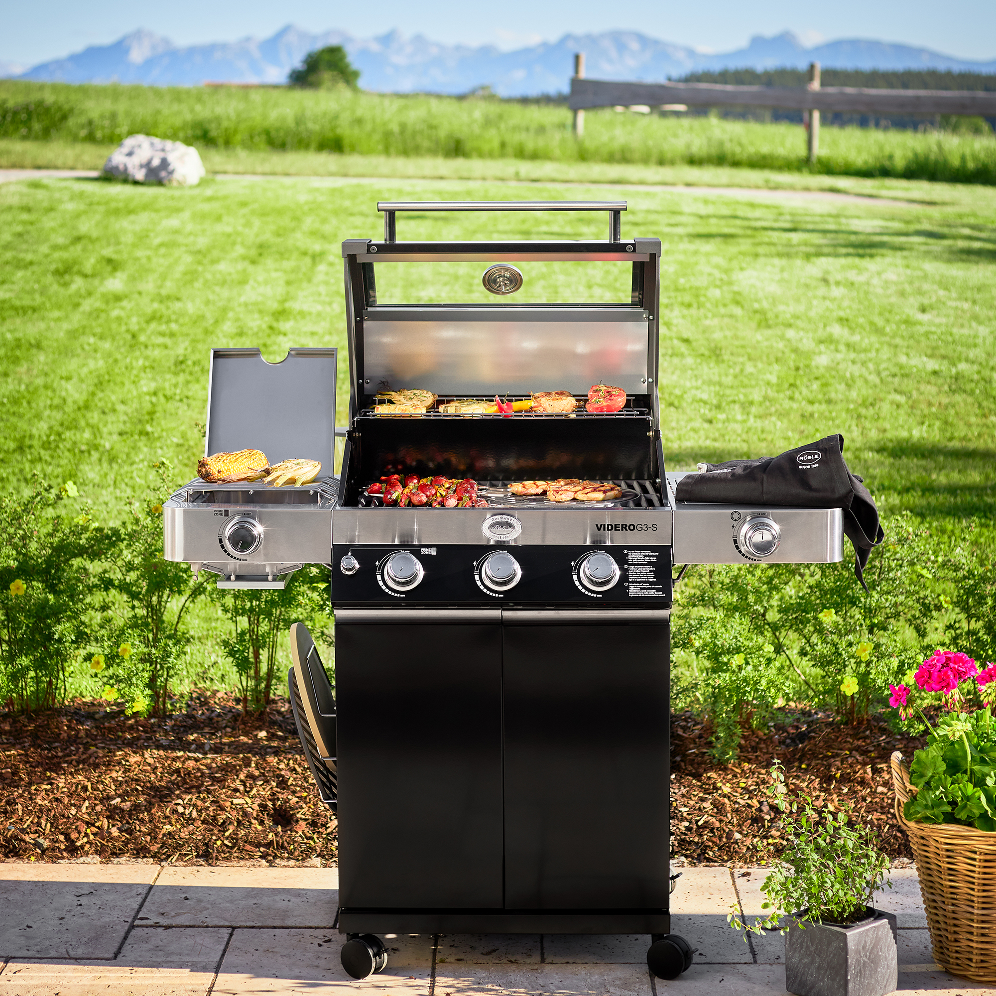 Barbecue a gas "Videro G3-S Rösle 6 Barbecue a gas Videro G3 S Rosle 29501