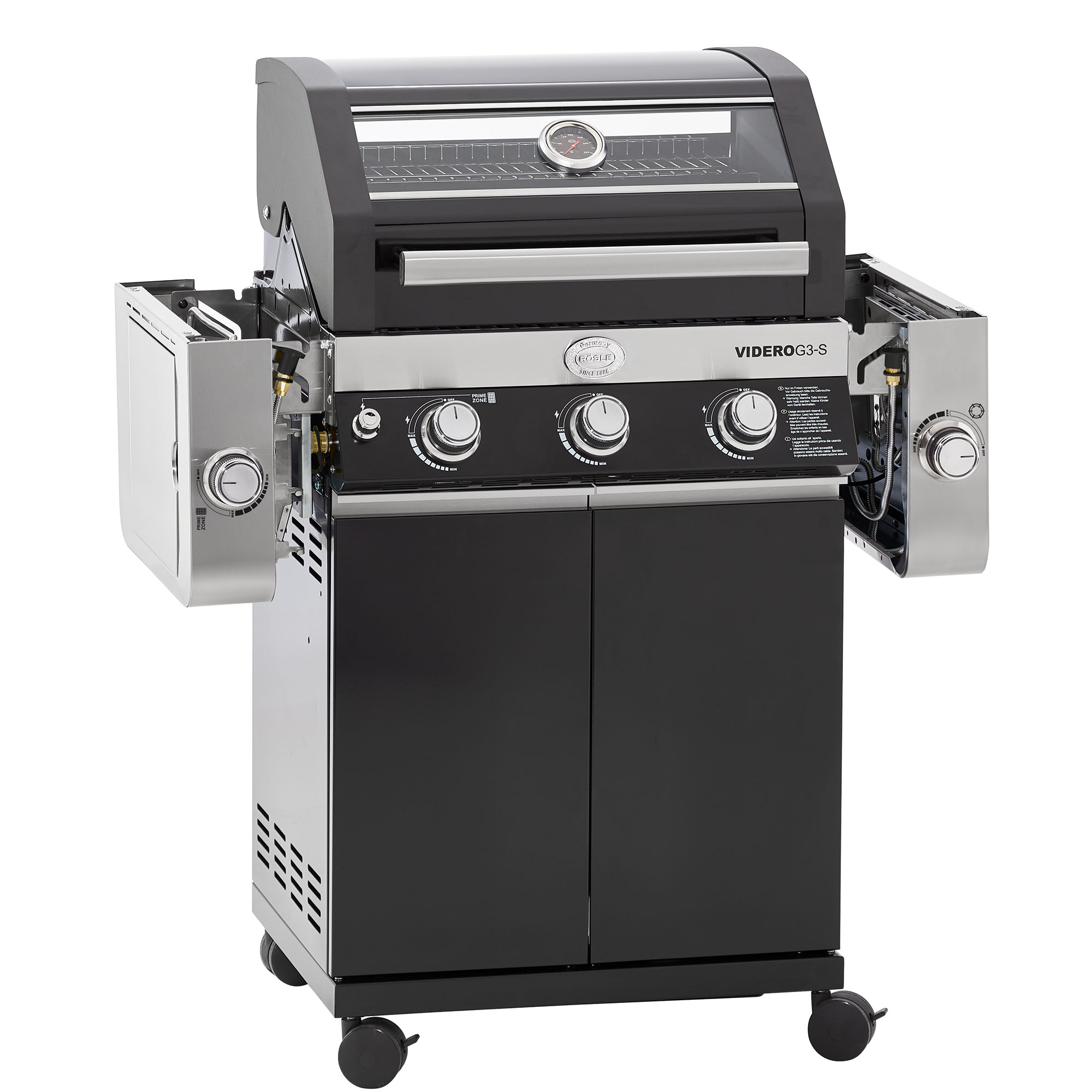 Barbecue a gas "Videro G3-S Rösle 3 Barbecue a gas Videro G3 S Rosle 91989