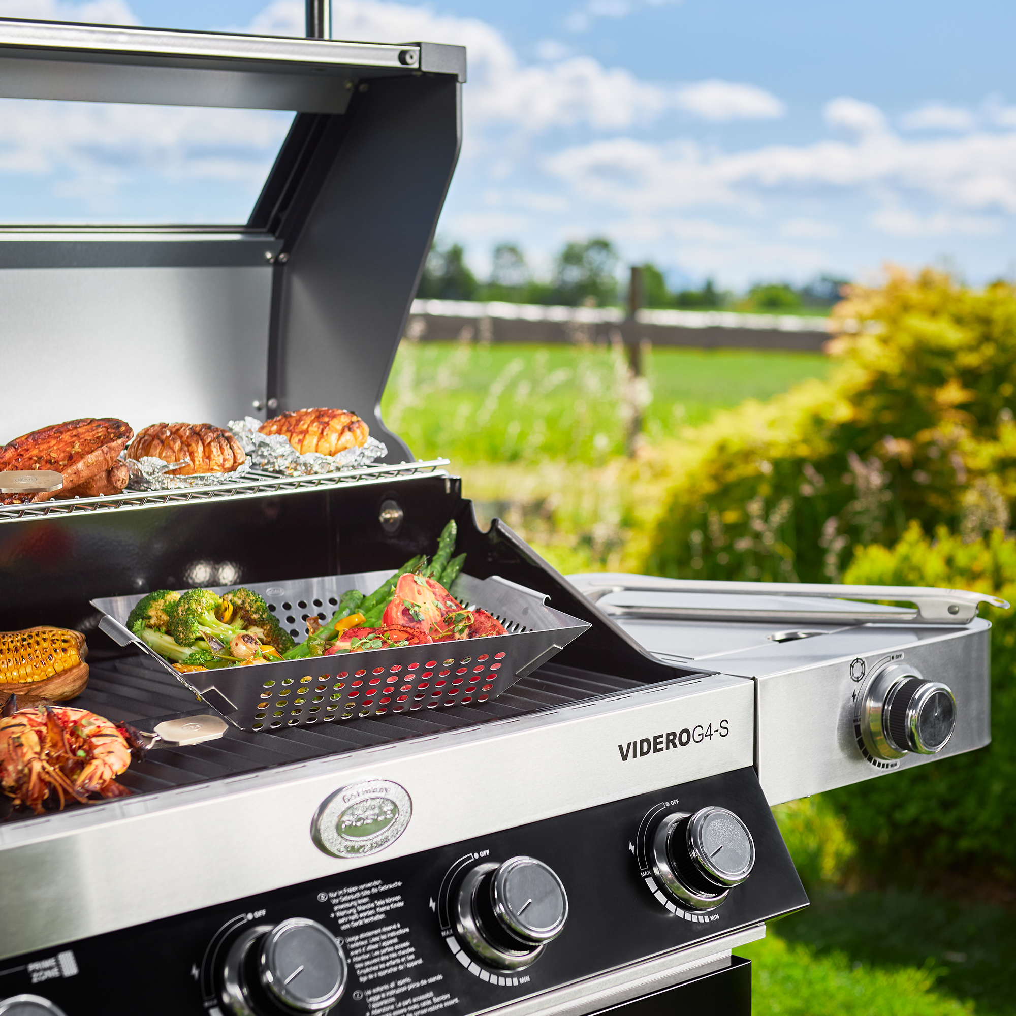 Gasgrill Videro G4-S Rösle 4 Gasgrill Videro G4 S Rosle 15454