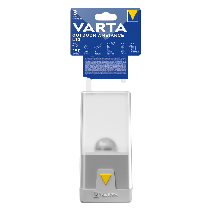 Candeeiro de campismo L10" 150lm Varta 2 Varta L10 150lm lâmpada de campismo 96073