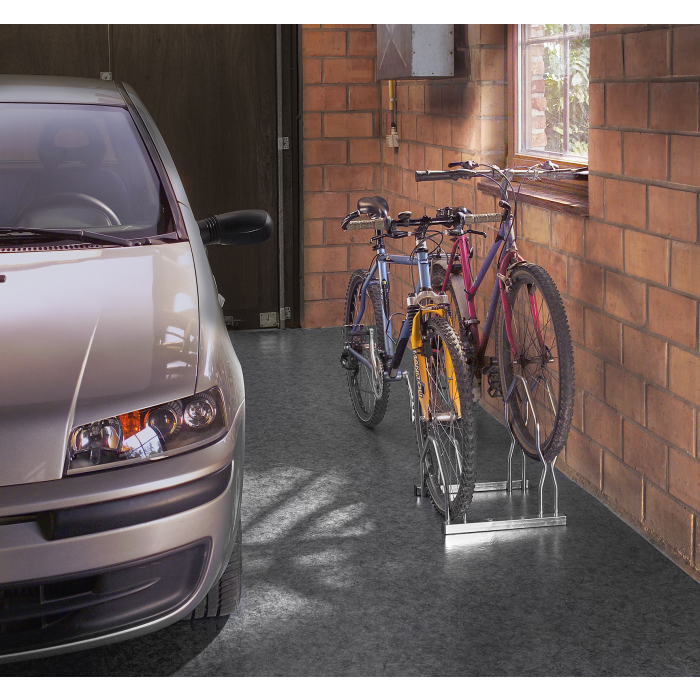 Rastrelliera per 2 biciclette su 2 livelli Mottez 2 Mottez Portabici a 2 livelli 3142