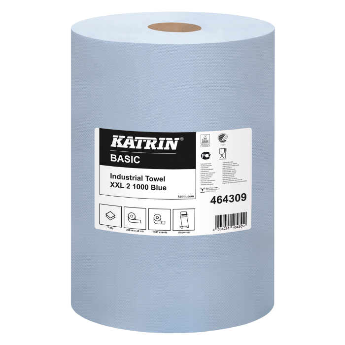 Rolo de papel de 2 folhas Katrin 1 Katrin Rolo de papel de 2 folhas 65224