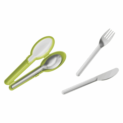 Emsa Set van 3 Clip Go campingbesteksets 12592