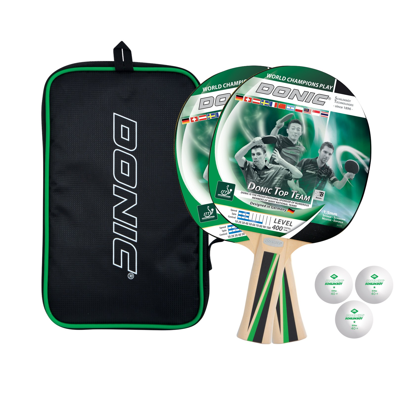 Set da ping pong Top Team 400 Schildkröt 1 Set da ping pong Top Team 400 Schildkrot 23360