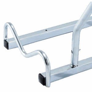 Suporte de chão para 1 bicicleta com proteção do quadro Mottez 9 Mottez Suporte de chão para 1 bicicleta com proteção do quadro 17624