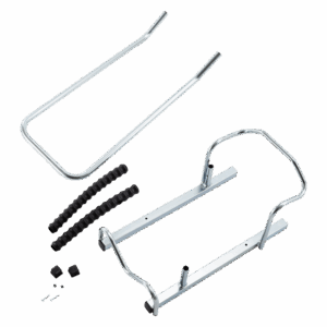 Suporte de chão para 1 bicicleta com proteção do quadro Mottez 12 Mottez Suporte de chão para 1 bicicleta com proteção do quadro 43458