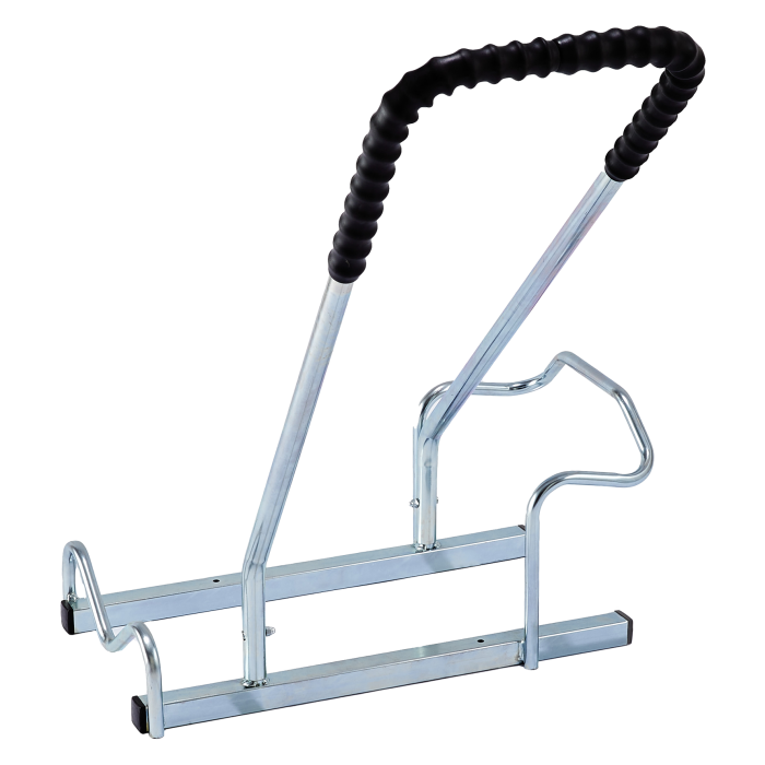 Suporte de chão para 1 bicicleta com proteção do quadro Mottez 1 Mottez Suporte de chão para 1 bicicleta com proteção do quadro 83642
