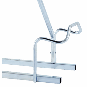 Suporte de chão para 1 bicicleta com proteção do quadro Mottez 8 Mottez Suporte de chão para 1 bicicleta com proteção do quadro 90408