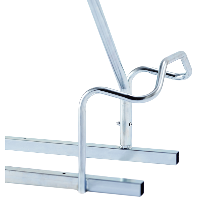 Suporte de chão para 1 bicicleta com proteção do quadro Mottez 2 Mottez Suporte de chão para 1 bicicleta com proteção do quadro 90408