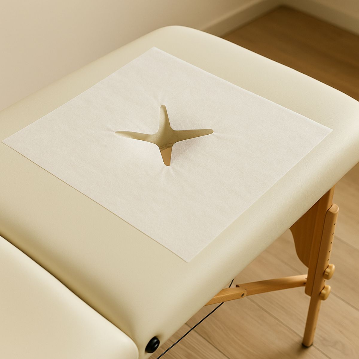 Funda facial para camillas de masaje Ergovia 40x40cm (paquete de 100) - Imagen 2