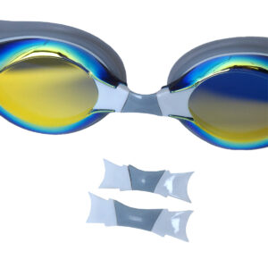 Lunettes de natation Adulte effet miroir doré Omada - Thumbnail Image 2