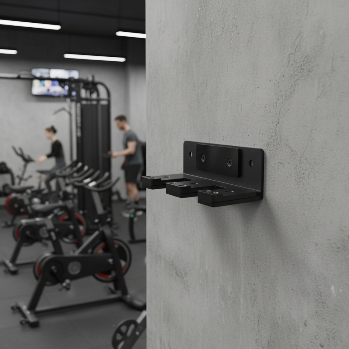 GladiatorFit "Appendiabiti" da parete per 2 barre 2 GladiatorFit "Appendiabiti" da parete per 2 barre - immagine 2