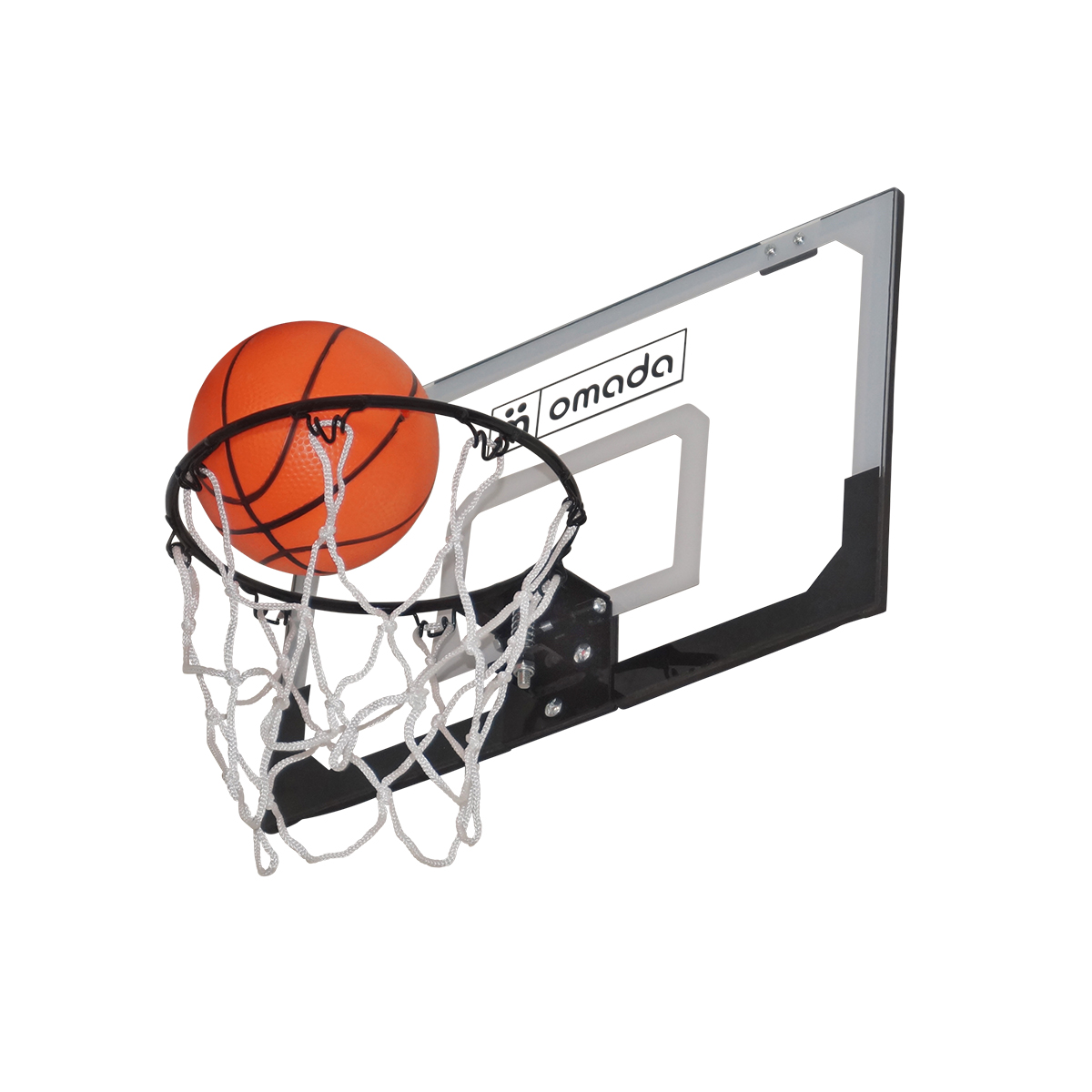 Mini Panier De Basket à Ventouse – 16,2 X 16 X 12 Cm – 2 Ballons + Gonfleur – Pour Chambre Ou Salle De Jeux