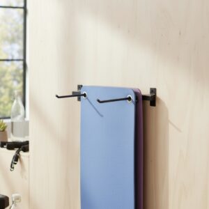 Suporte de parede ajustável para tapetes de ioga JustFit 7 Suporte de parede ajustável para tapetes de ioga JustFit - Thumbnail Image 3
