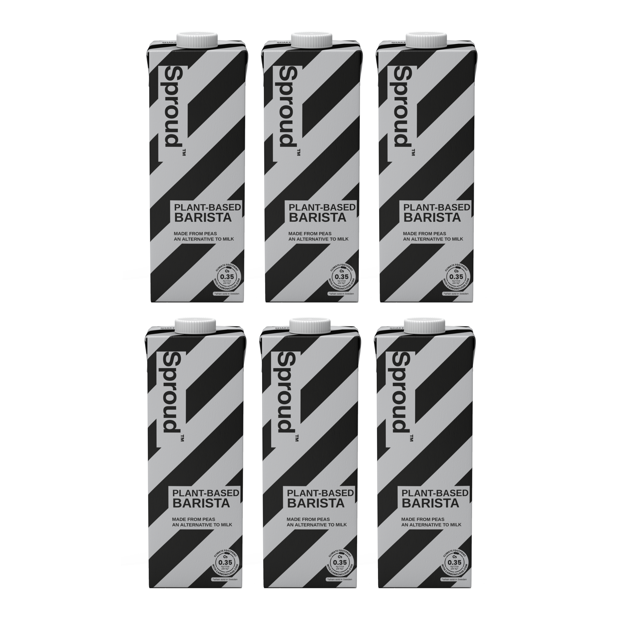 Barista erwtendrank 1L Sproud (6 st.) 1 Barista erwtendrank 1L Sproud (6 st.) - Afbeelding 1