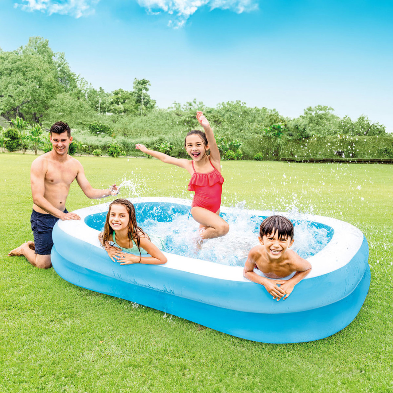 Piscine gonflable "Swim Center famillie" Intex 2 Piscine gonflable "Swim Center famillie" Intex – Image 2