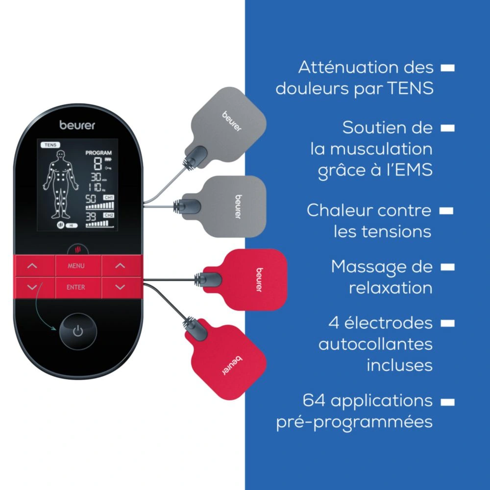 EM 59 Heat" digital TENS/EMS electrostimulator Beurer 2 EM 59 Heat" digital TENS/EMS electrostimulator Beurer - Image 2