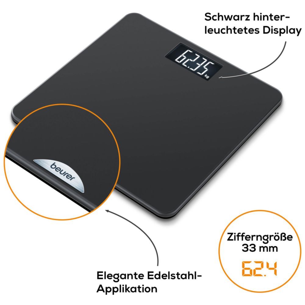 PS 240" soft grip bathroom scale Beurer 2 PS 240" soft grip bathroom scale Beurer - Image 2