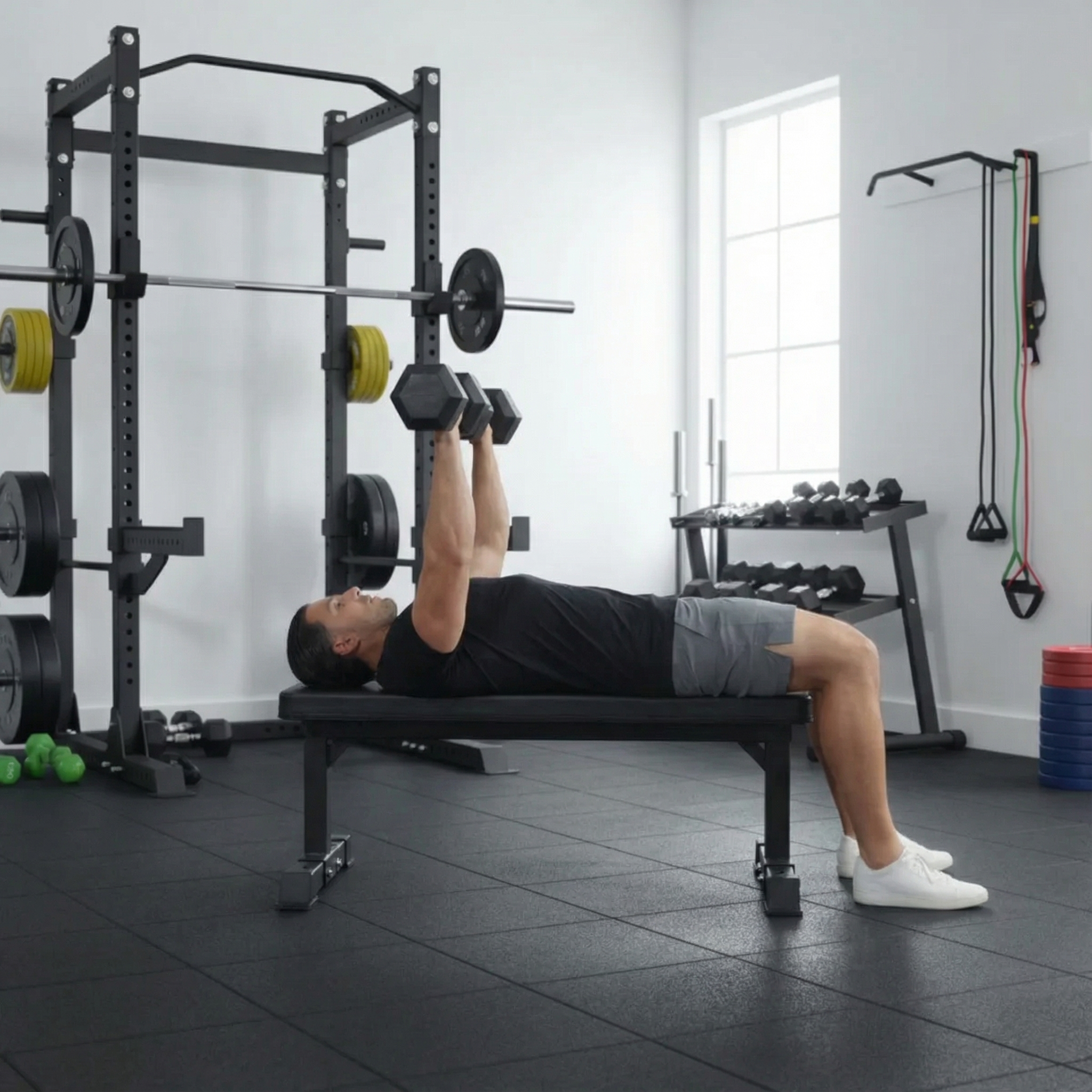 Banco de pesos em aço "Flat Bench GladiatorFit 2 Banco de pesos em aço "Flat Bench GladiatorFit - Image 2