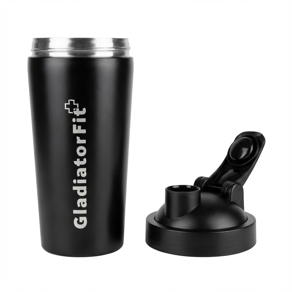 Shaker inox 600ml GladiatorFit 2 Shaker inox 600ml GladiatorFit – Image 2