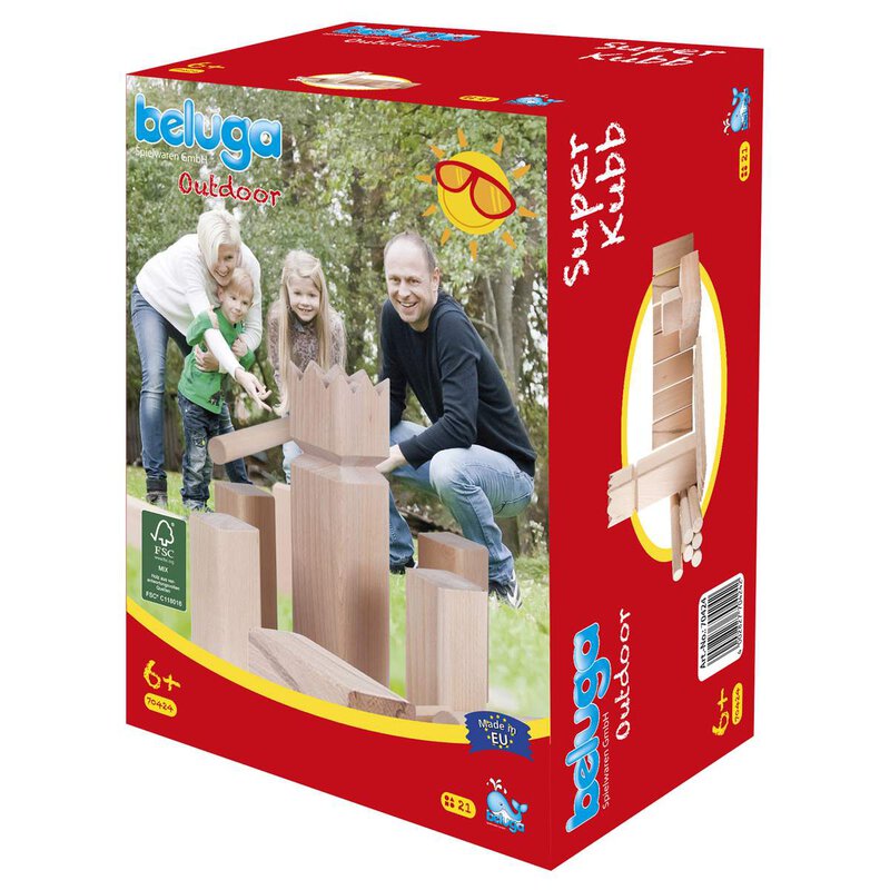 Juego de madera Super Kubb Beluga 1 Juego de madera Super Kubb Beluga - Imagen 1
