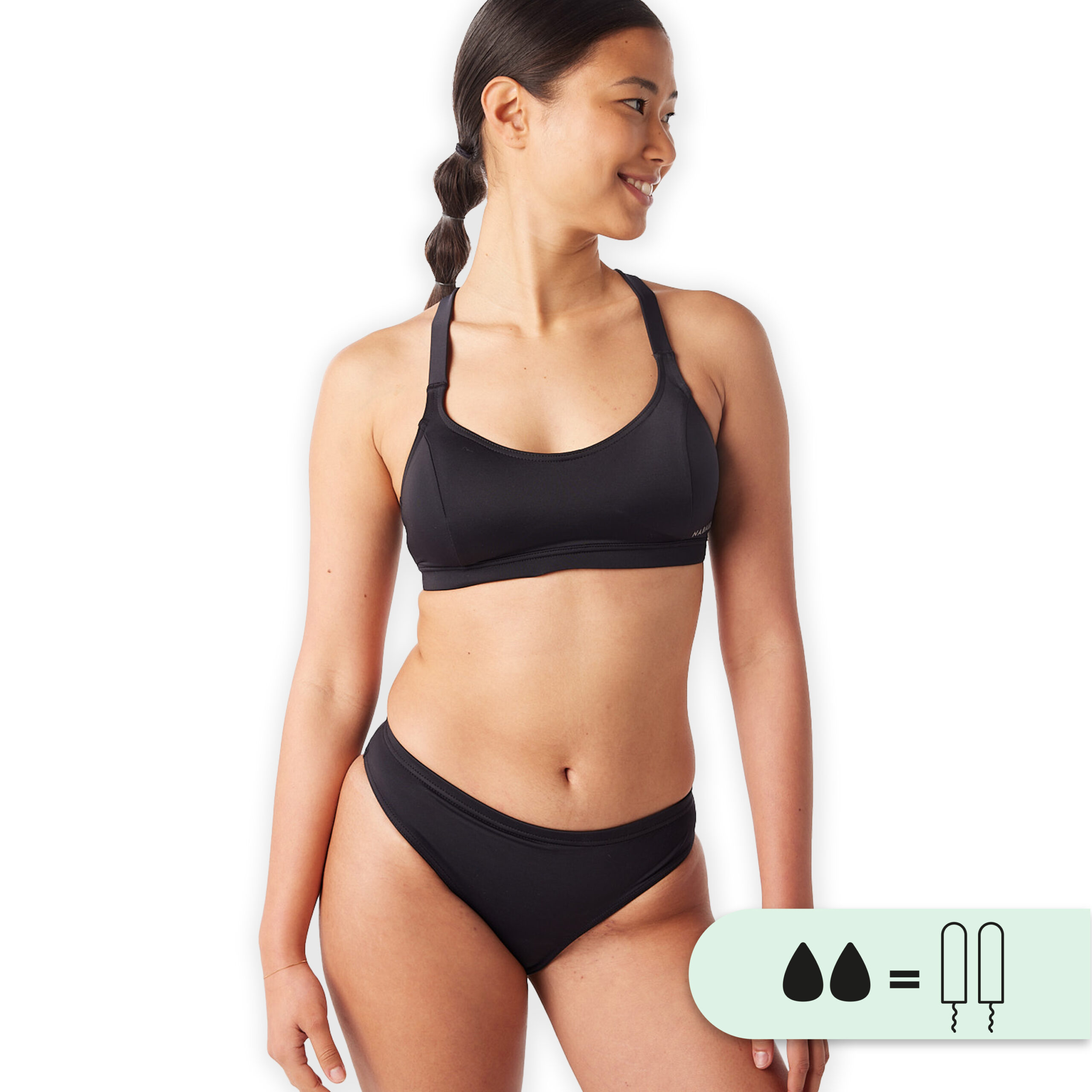 Menstruations-Badeanzugsstrumpf "Helena" Damen Smoon 1 Menstruations-Badeanzugsstrumpf "Helena" Damen Smoon – Bild 1