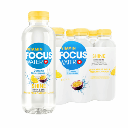 Shine" vitamin water 500ml Focus Water (Set of 12)