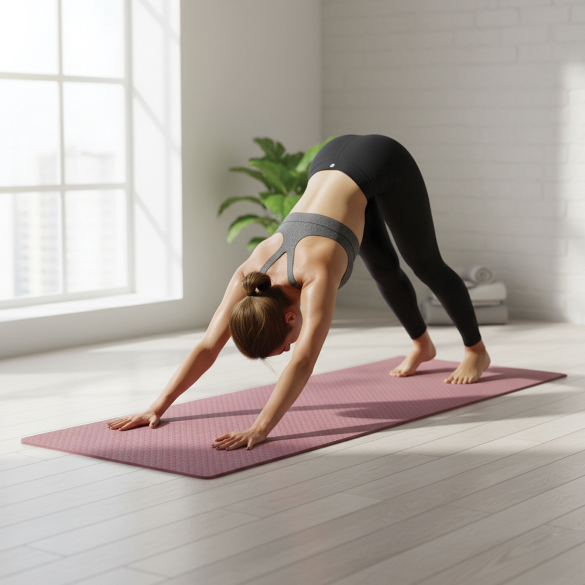 Tapete de fitness antiderrapante para ioga 180x60x0,8cm JustFit 3 Tapete de fitness antiderrapante para ioga 180x60x0,8cm JustFit - Image 3