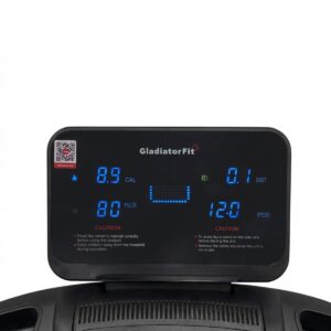Tapis de course pliable inclinable GladiatorFit - Thumbnail Image 4