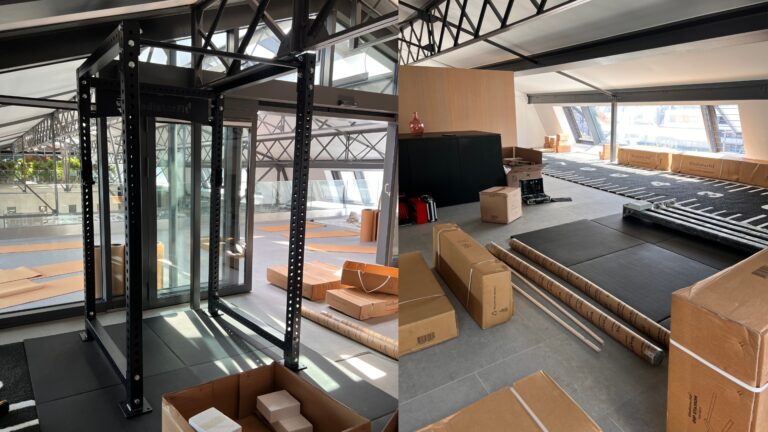 installation salle gladiatorfitpro