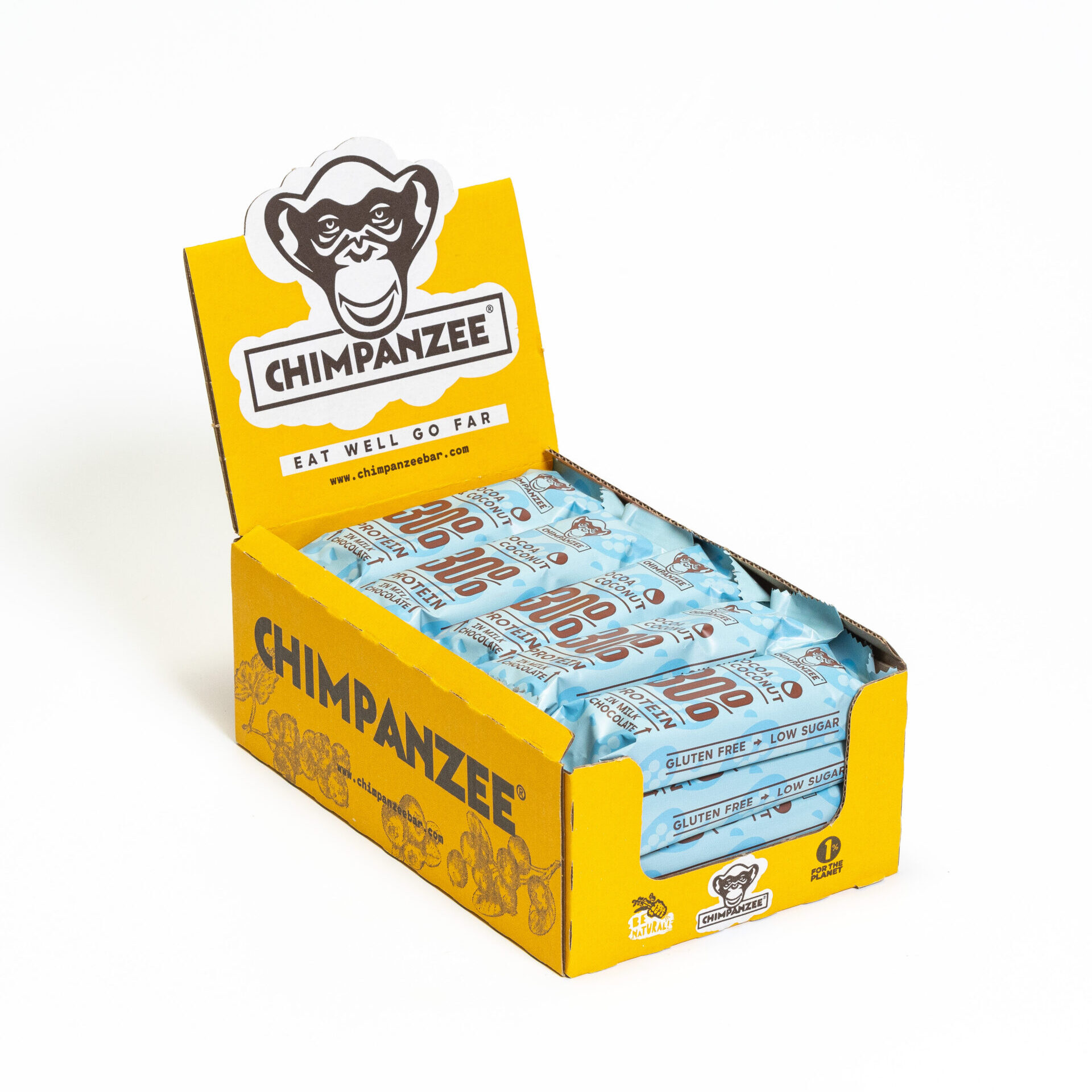 Eiwitreep 30% Chimpanzee (verpakking van 20) - Afbeelding 1
