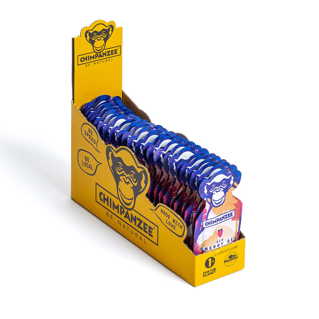Gel energético Chimpanzee (embalagem de 25) 1 Gel energético Chimpanzee (embalagem de 25) - Image 1