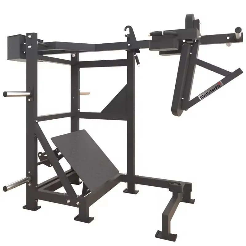 Machine à squat pendulaire "Pendulum Squat" à charge libre GladiatorFit 1 Machine à squat pendulaire "Pendulum Squat" à charge libre GladiatorFit – Image 1